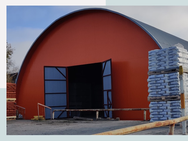 Полукруглые ангары по цене от 611 руб. в Старая Русса