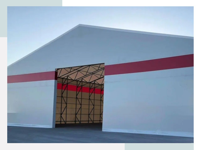 Быстровозводимые ангары в Старой Руссе