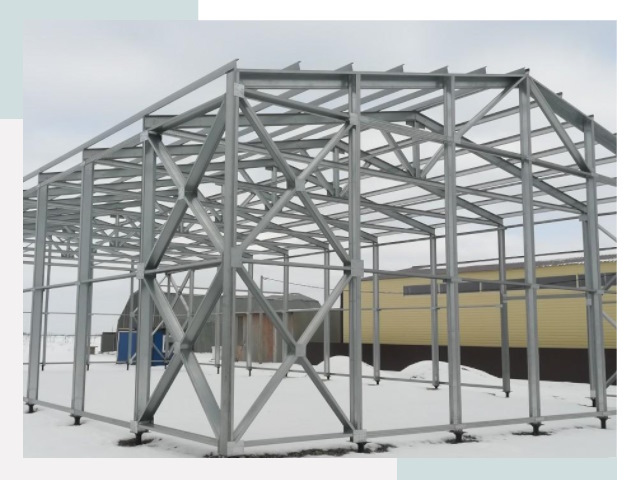 Каркасные ангары в Старой Руссе