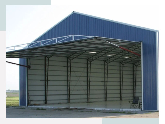 Прямо стенные ангары в Старой Руссе