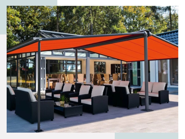 Навесы для кафе и ресторанов в Старой Руссе