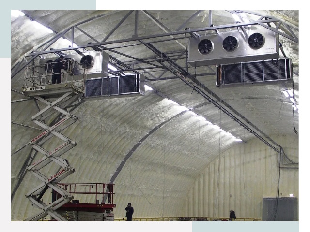 Оснащение ангаров в Старой Руссе