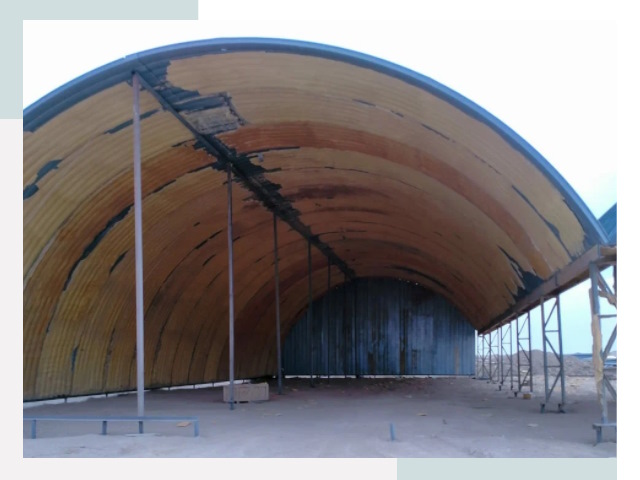 Реконструкция ангаров в Старой Руссе